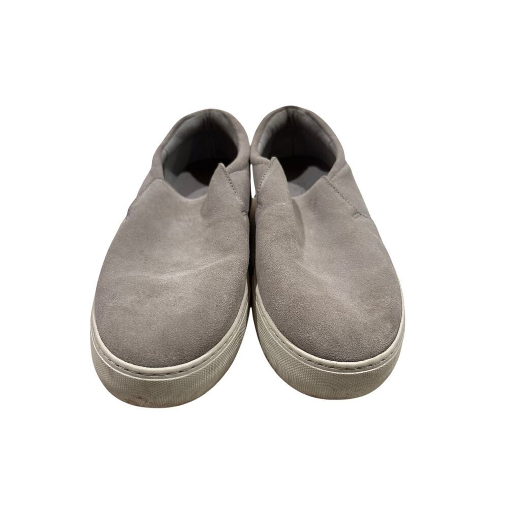 J/Slides NYC Women’s Beige Suede Platform Slip-On Sneakers Size 39 US 9